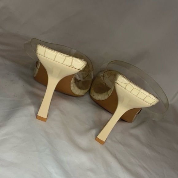 2 for $48 PrettyLittleThing Cream Women's Heels - Picture 5 of 5